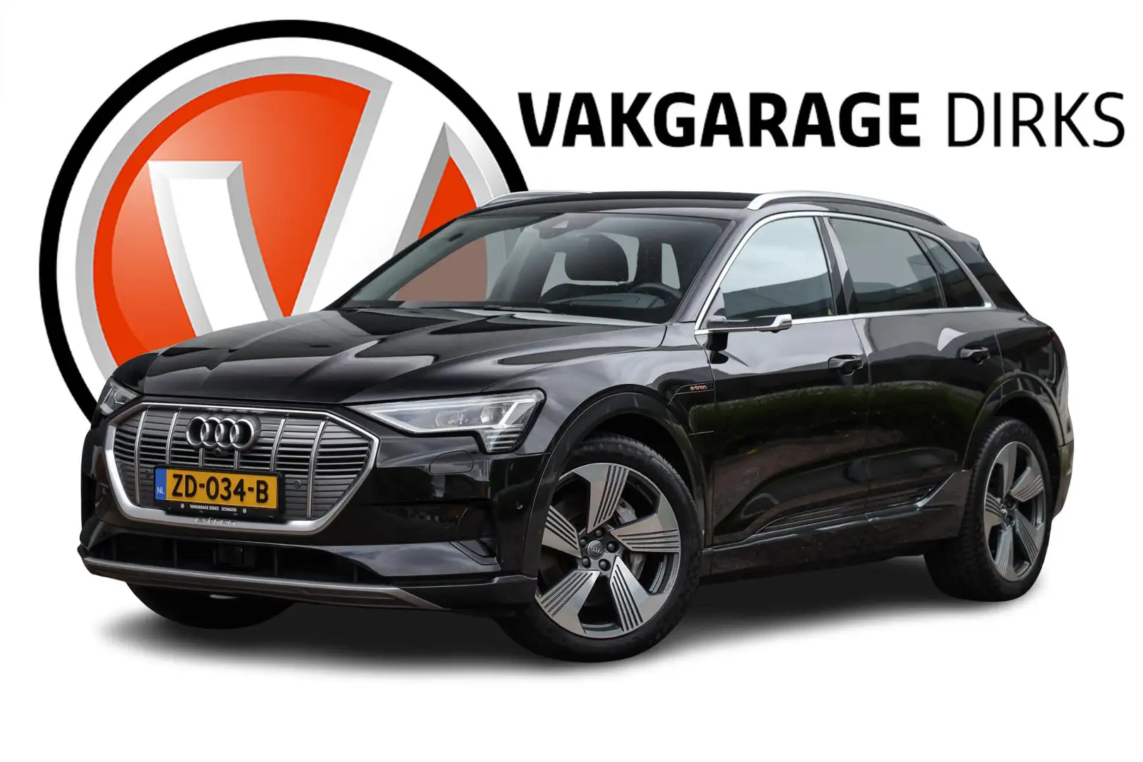 Audi e-tron 55 Quattro 95 kWh ✅ ACC ✅ 360CAM ✅ B&O Zwart - 1