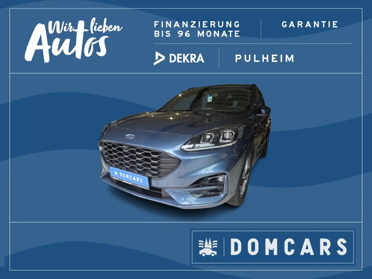 Ford Kuga ST-Line/HUD UP/GARANTIE/VIRTUAL/ALU/ Blau - 1