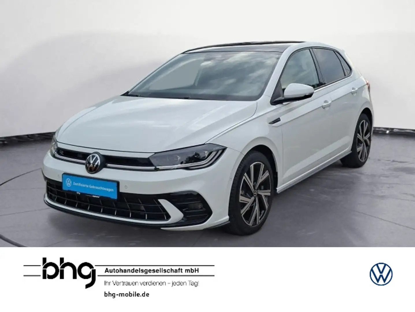 Volkswagen Polo 1.0 TSI DSG R-Line Navi Pano beats Keyless Blanc - 1