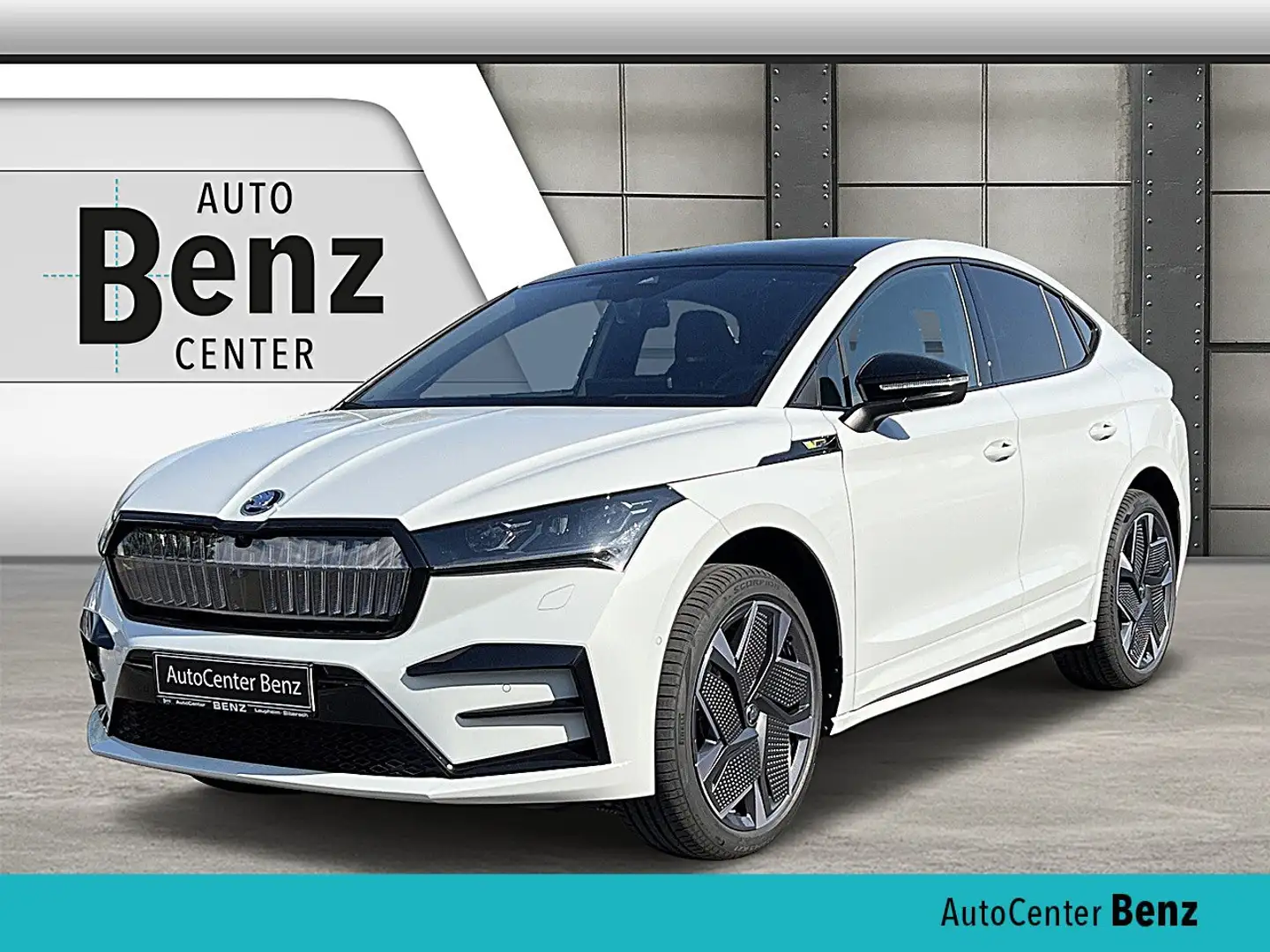 Skoda Enyaq iV Coupé RS Lounge*CANTON*MAXX*WÄRMEPUMPE* Klima Weiß - 1