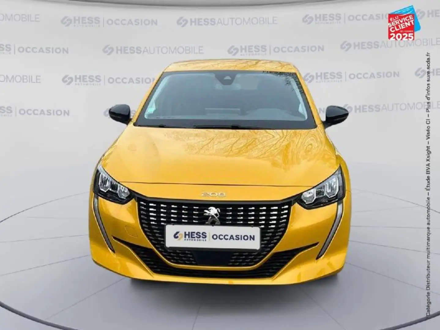 Peugeot 208 1.2 PureTech 100ch S/S Allure GPS Camera Jaune - 2