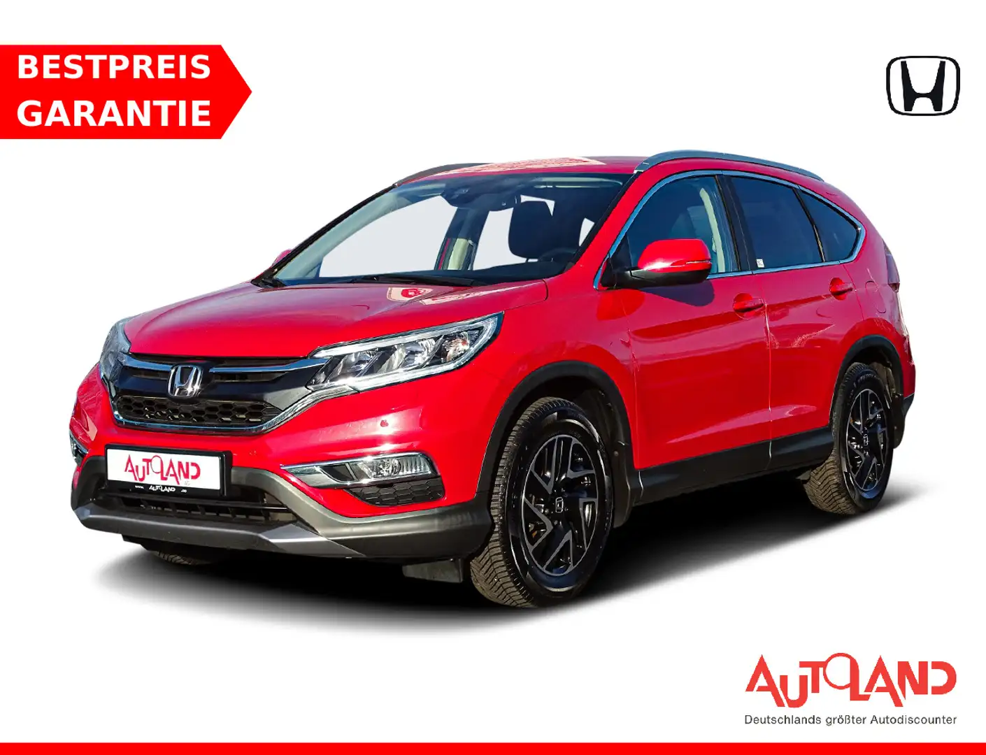 Honda CR-V Elegance 4WD 2.0 i-VTEC Navi Kamera DAB PDC Rouge - 1