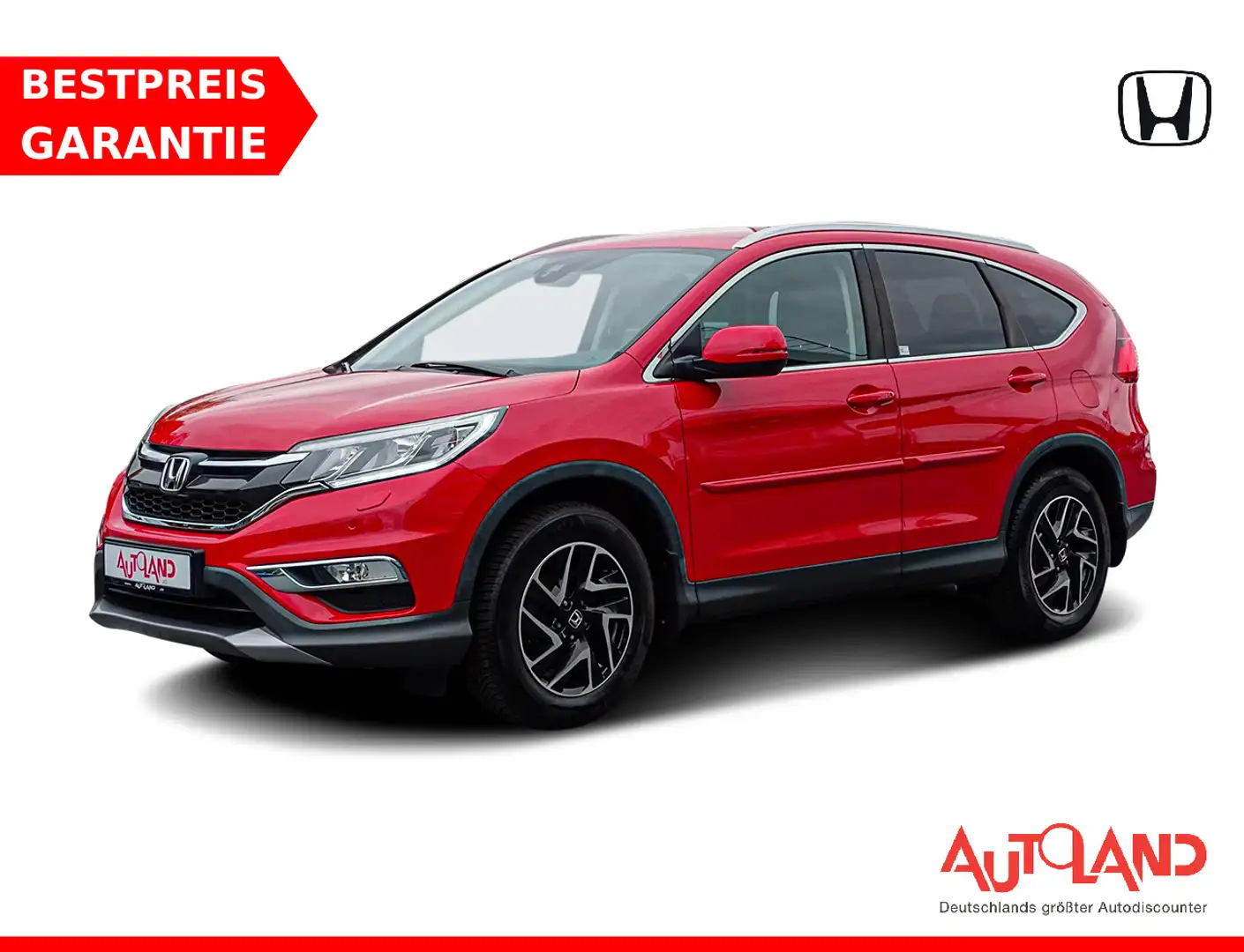 Honda CR-V Elegance 4WD 2.0 i-VTEC Navi Kamera DAB PDC Rood - 1