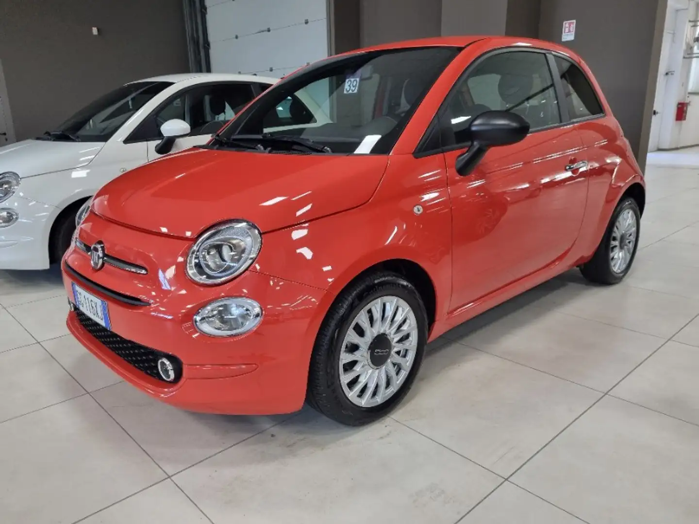 Fiat 500 1.0 FireFly Hybrid Cult Arancione - 2