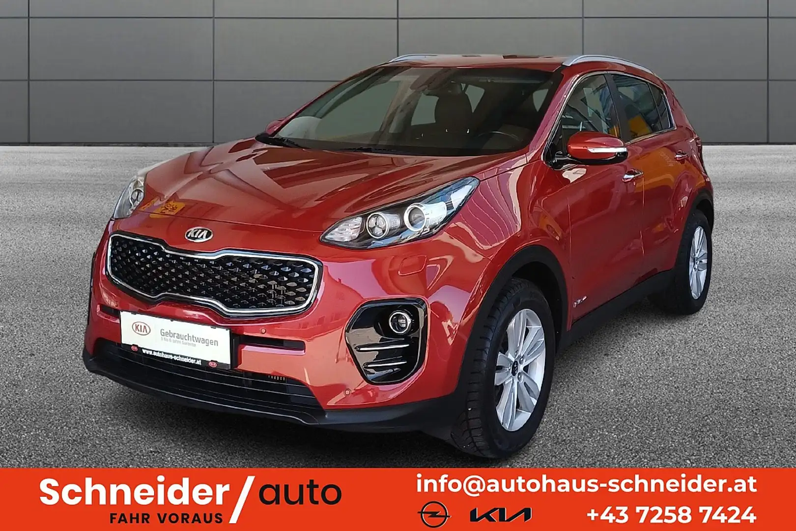 Kia Sportage 2,0 CRDI AWD Gold Rot - 1