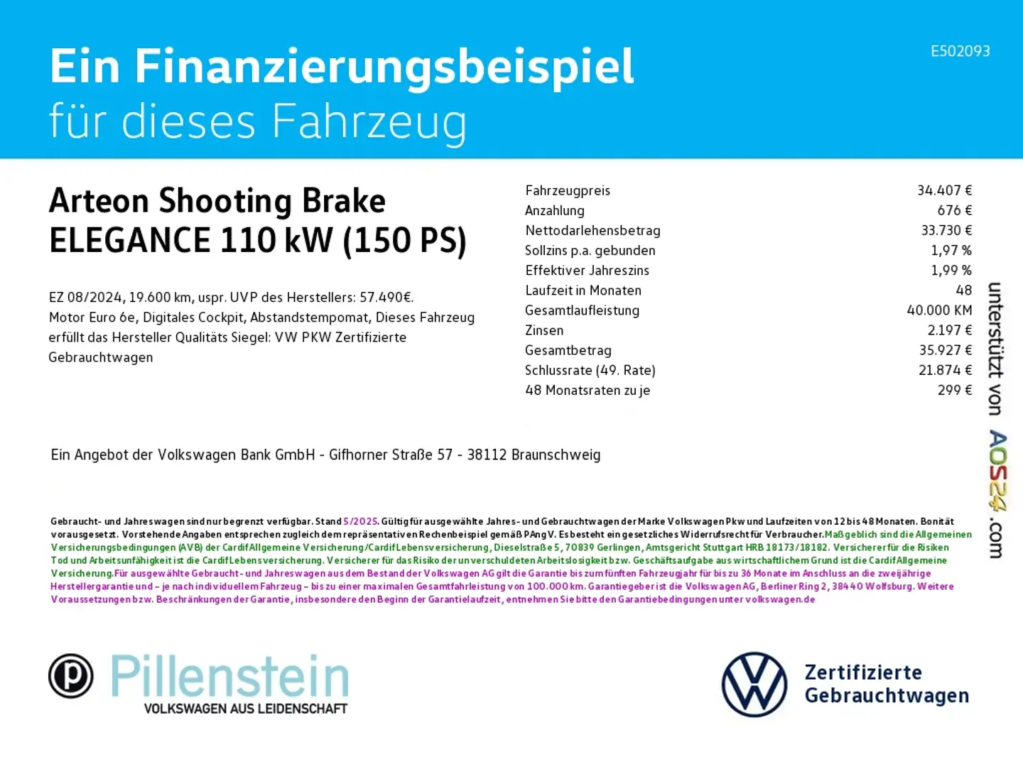 Volkswagen Arteon Shooting Brake ELEGANCE 2.0 TDI DSG LED AHK NAVI Weiß - 2
