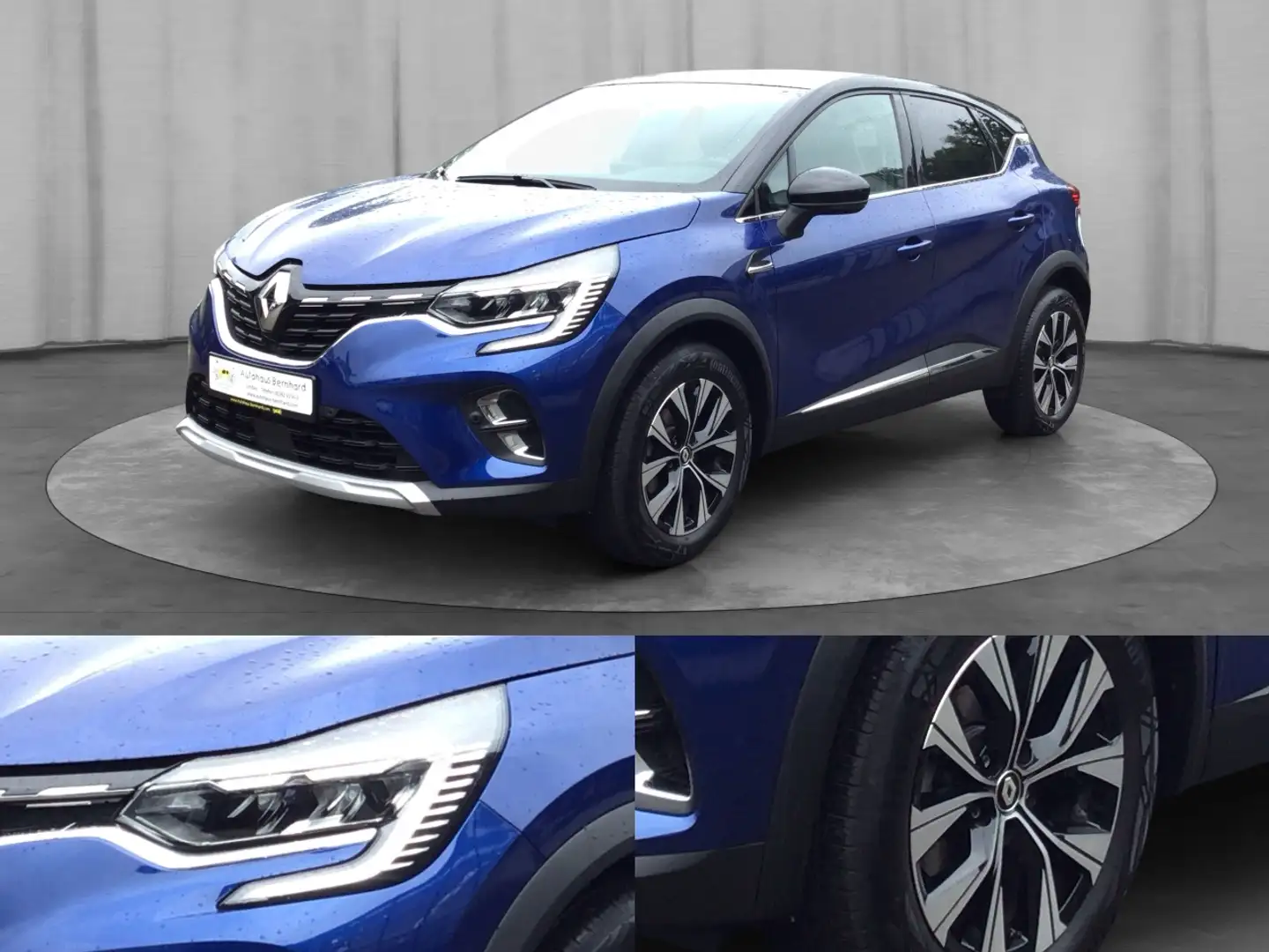 Renault Captur II 1.3 TCe 140 EDC Techno Bleu - 1