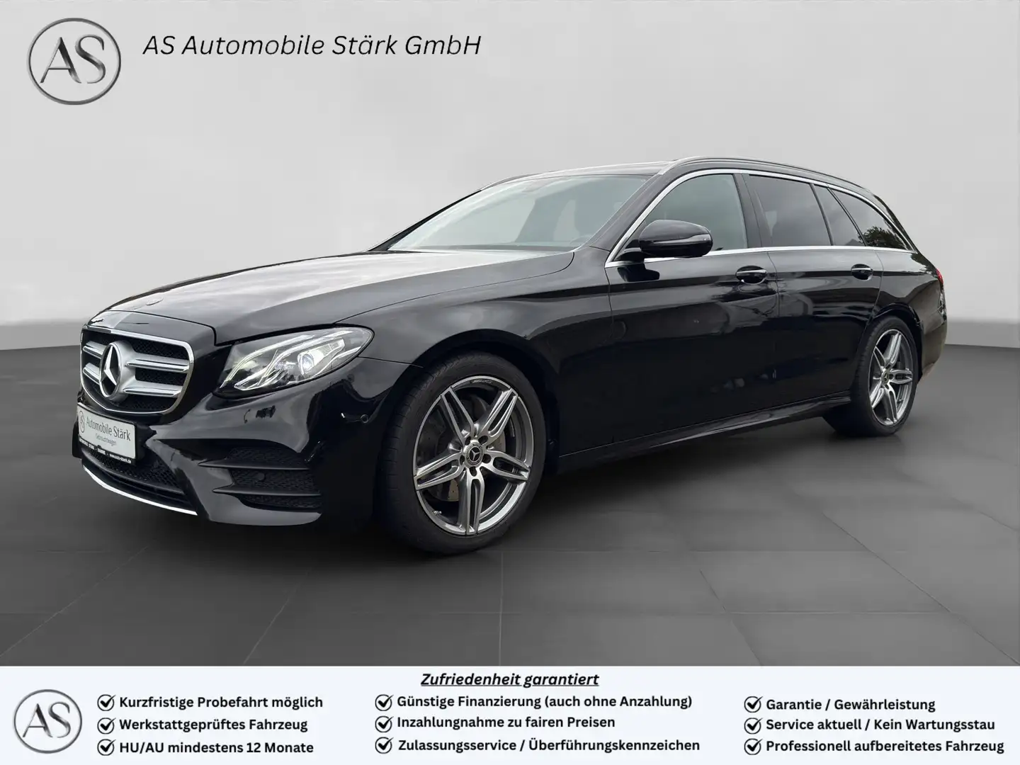 Mercedes-Benz E 300 Td AMG+LED+Kamera+Schiebed.+Totwinkel+AHK Zwart - 1