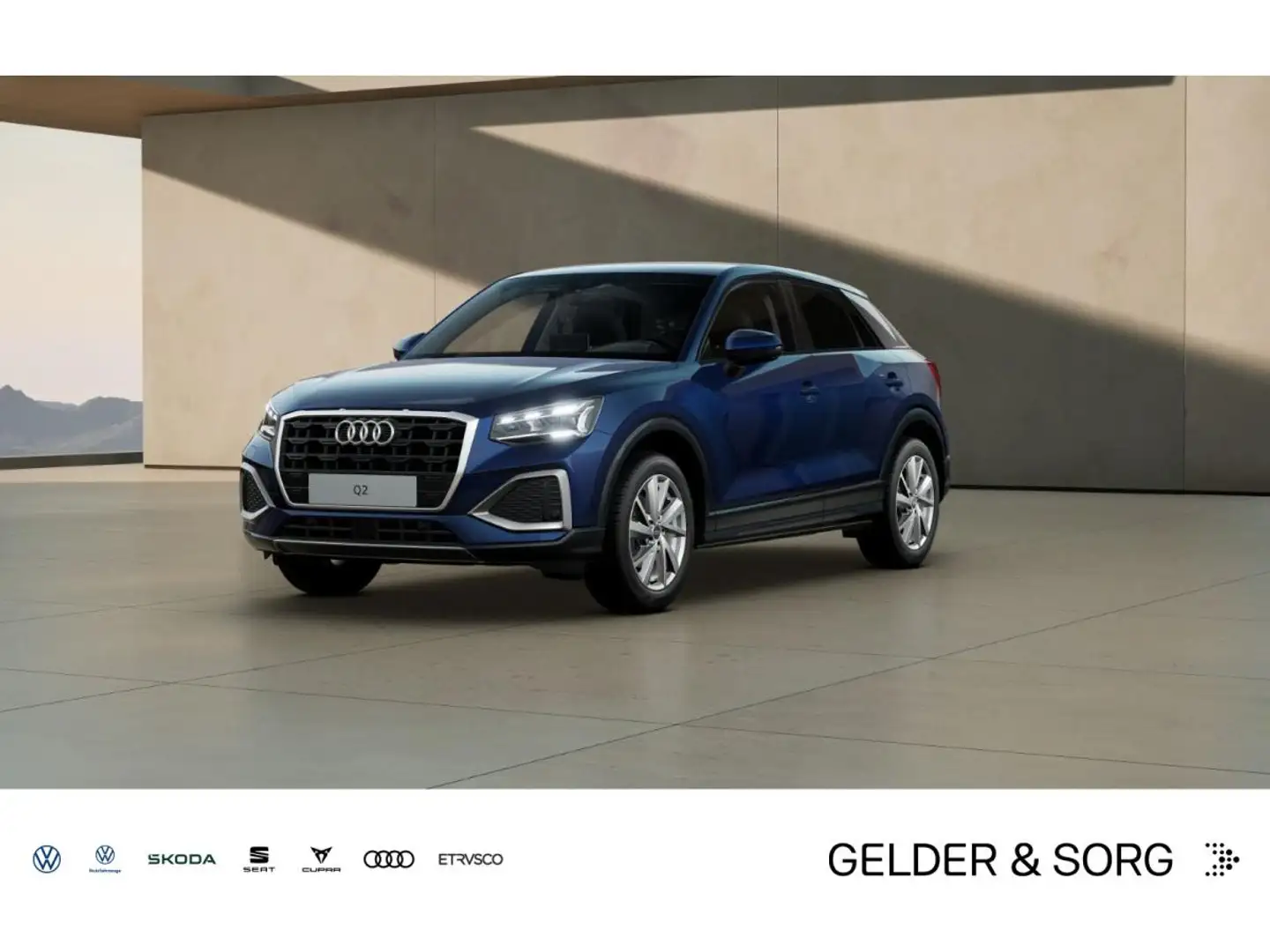 Audi Q2 35 TFSI advanced Matrix*AHK*virtual*sound* Blau - 1