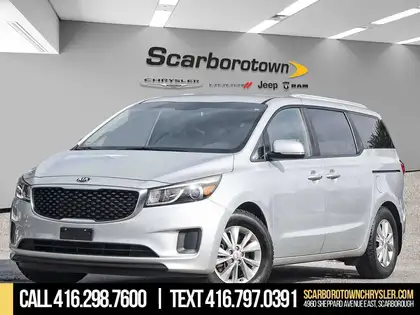 Silver 2015 Kia Sedona Minivan Front-Wheel Drive Automatic