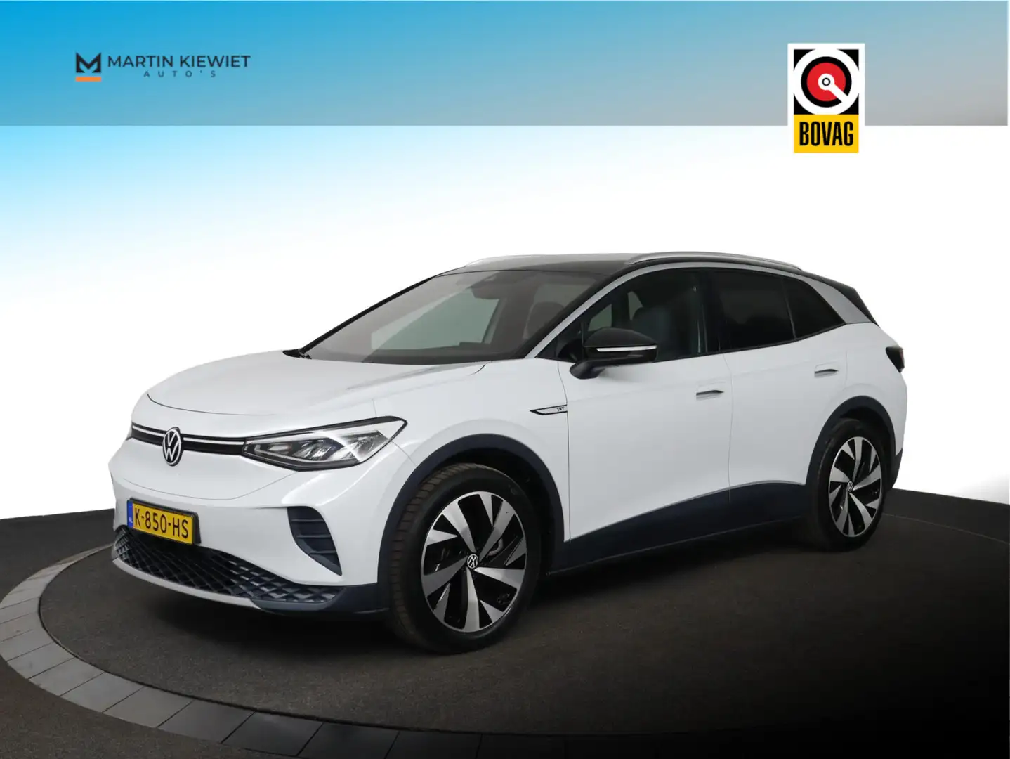 Volkswagen ID.4 First 77 kWh|SOH 92%|Trekhaak|Stoel/stuur verwarmd Wit - 1