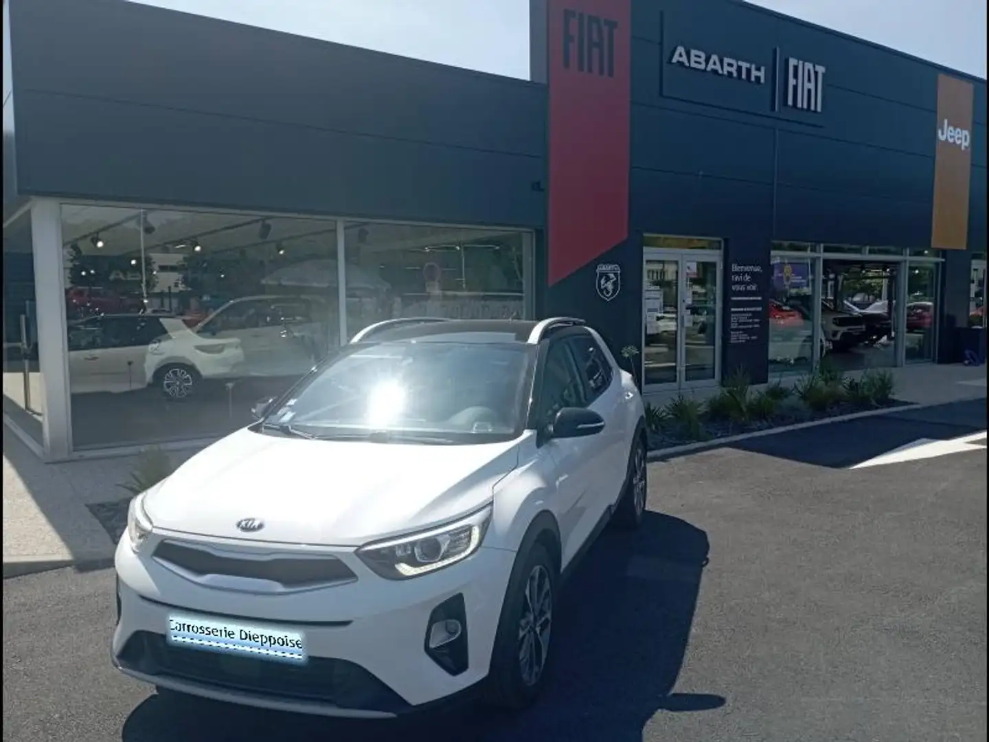 Kia Stonic 1.0 T-GDi 120ch ISG Premium DCT7 Euro6d-T Blanc - 1