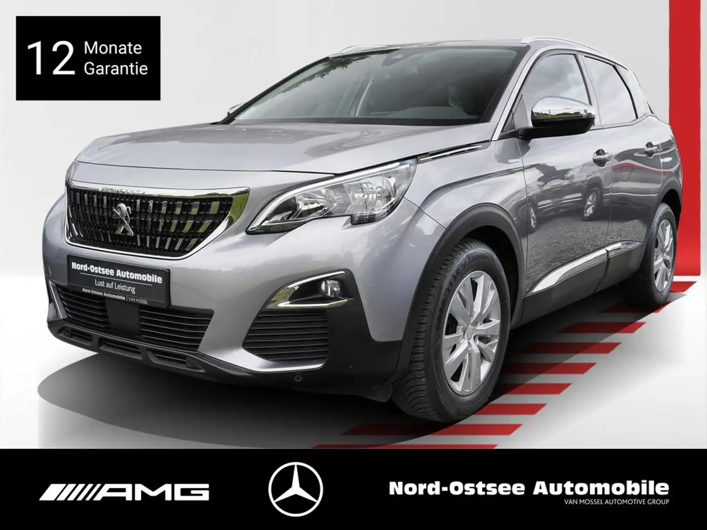 Peugeot 3008 ACTIVE BUSINESS  TEMPO KEYLESS KLIMA Grau - 1
