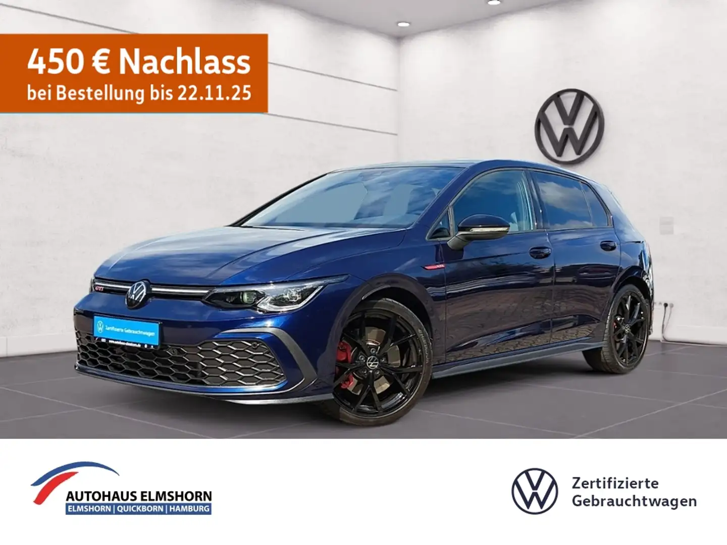 Volkswagen Golf GTI 2.0 TSI DSG PANO MATRIX 19" NAV APP ACC PDC SHZ Blau - 1