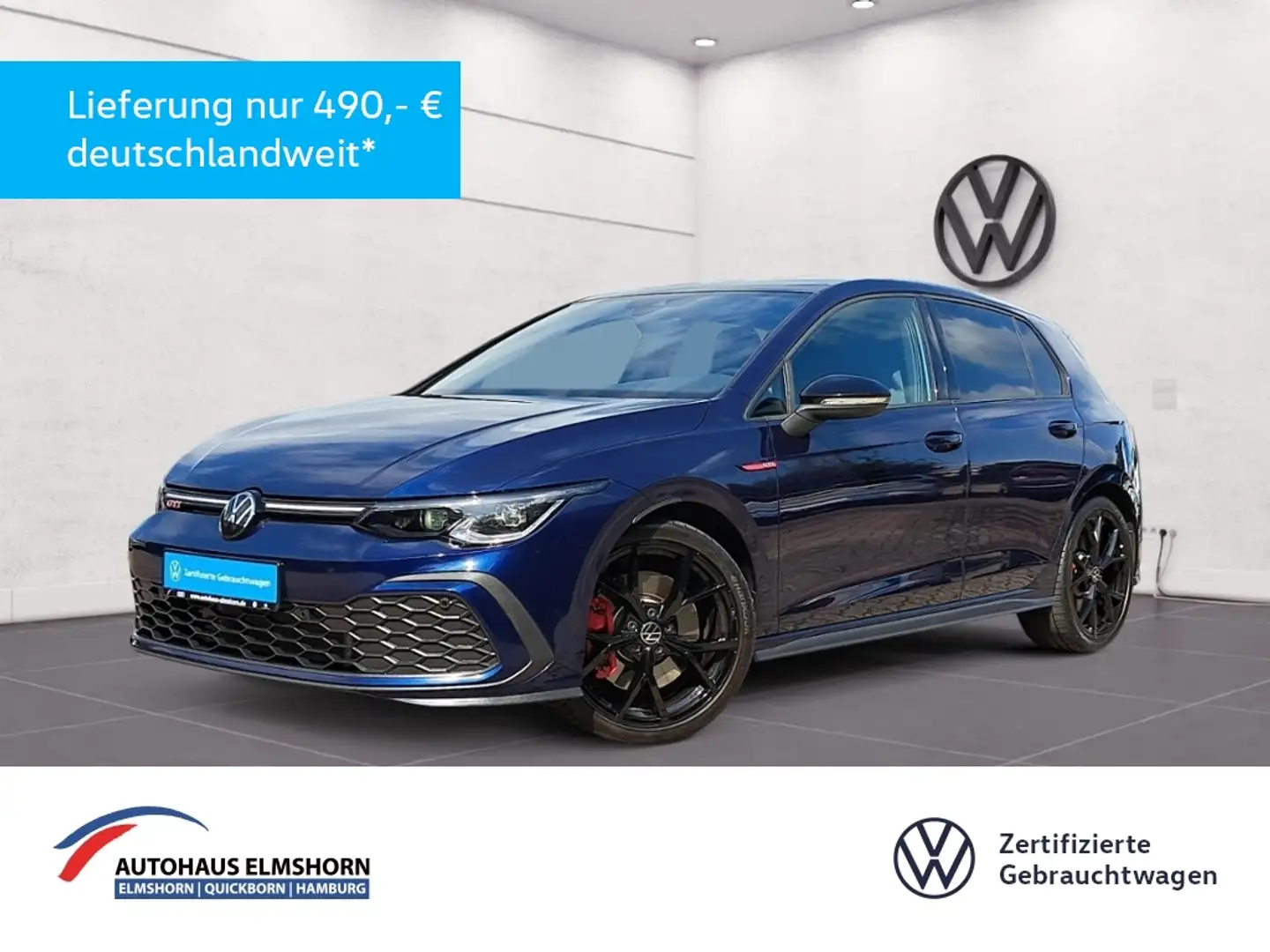 Volkswagen Golf GTI 2.0 TSI DSG PANO MATRIX 19" NAV APP ACC PDC SHZ Blau - 1