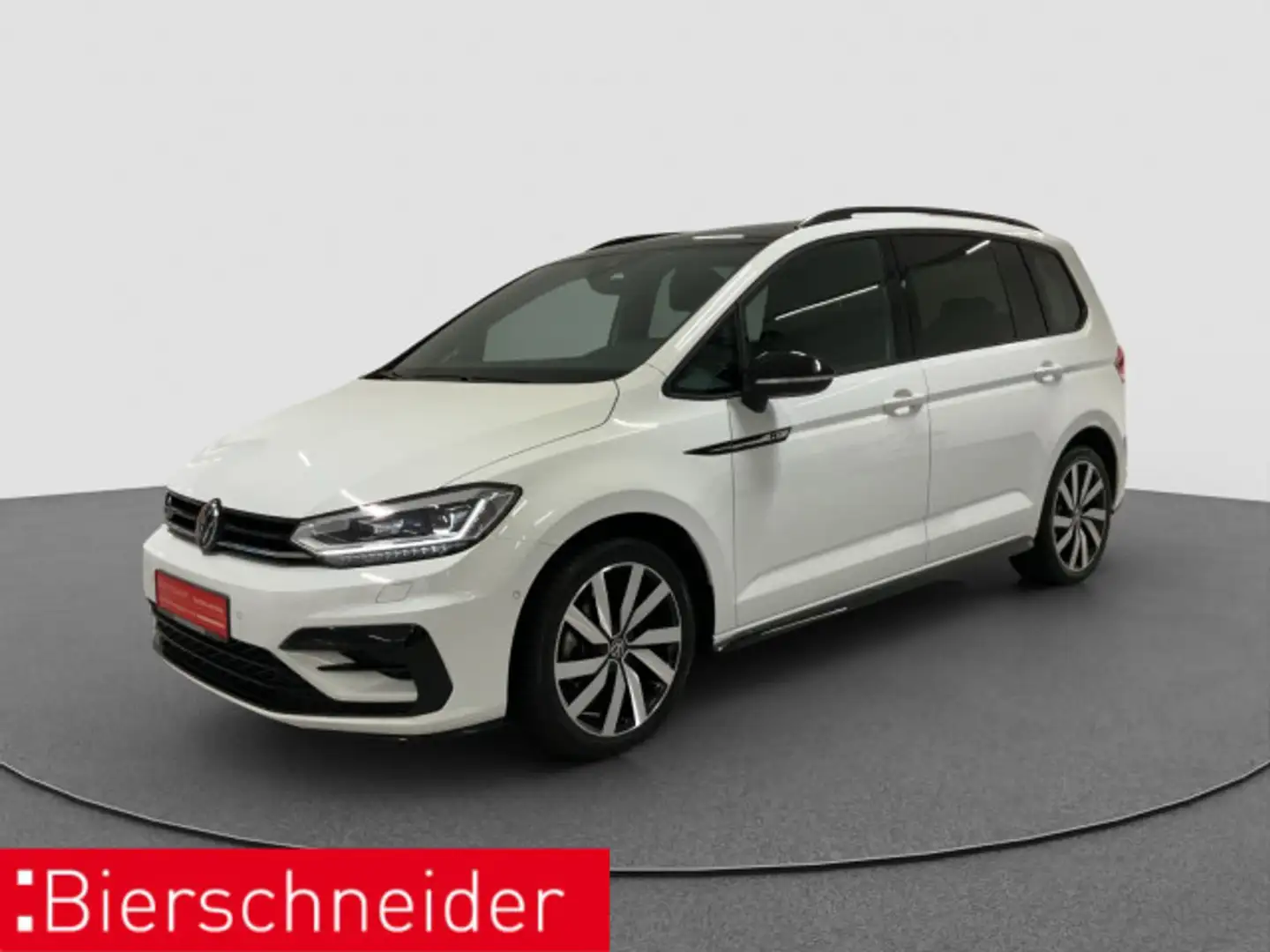 Volkswagen Touran 2.0 TDI DSG R-Line Black 7SITZE AHK STHZ Weiß - 2