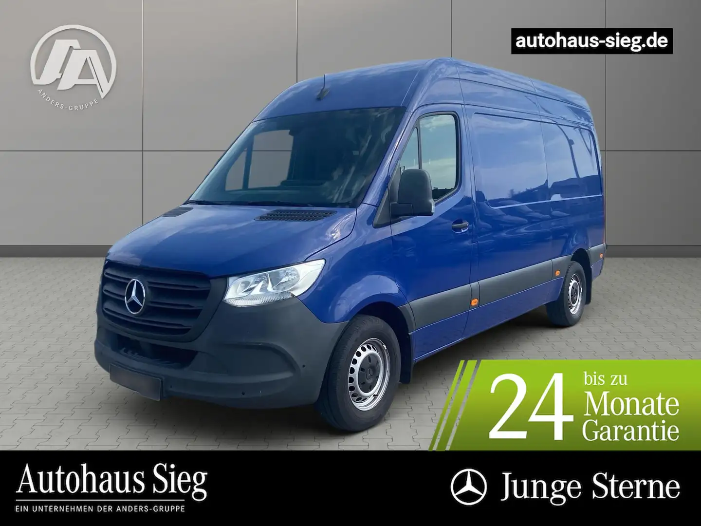 Mercedes-Benz Sprinter 317 Kasten L2H2 Autom*Navi*Kamera*Leder Bleu - 1