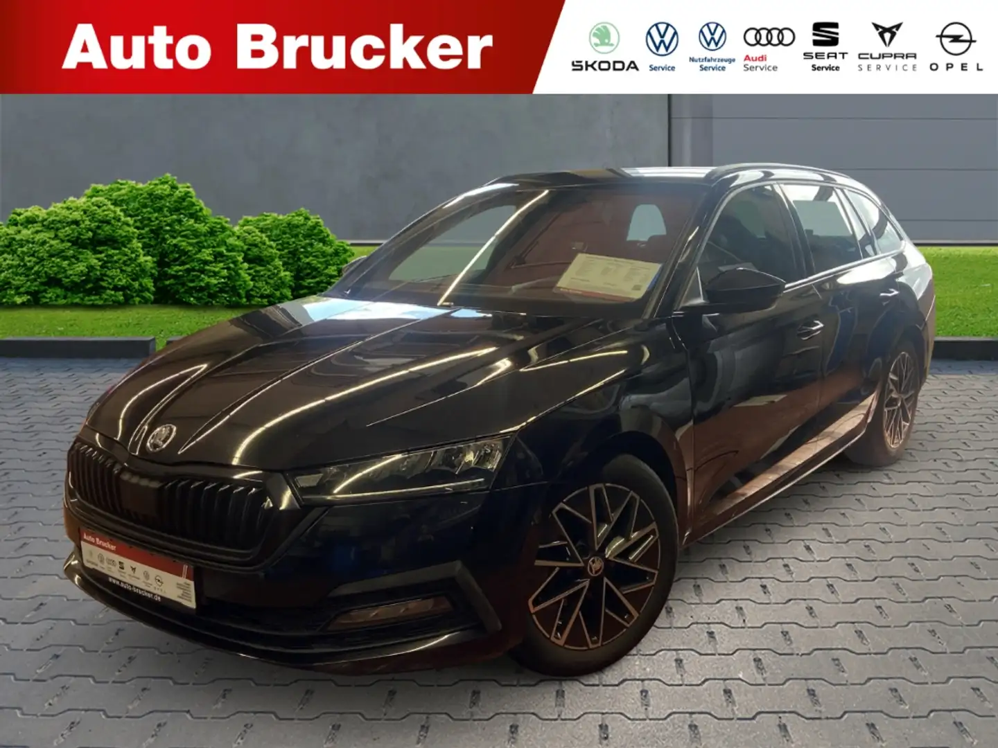 Skoda Octavia Combi Style 1.5 TSI ACT+Anhängerkupplung+Navi+LED Zwart - 1