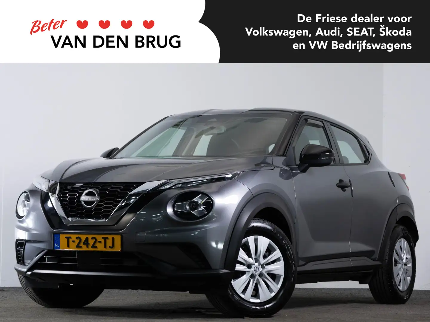 Nissan Juke 1.0 DIG-T 115 PK Visia | Cruise Control | Trekhaak Gris - 1