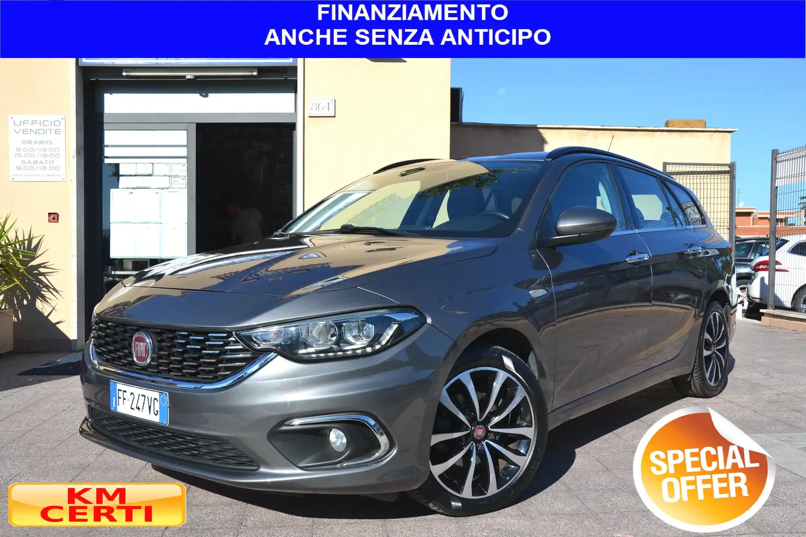 Fiat Tipo 1.6 MJET 120CV SW LOUNGE **UNIPRO'**PREZZO VERO** Grigio - 1