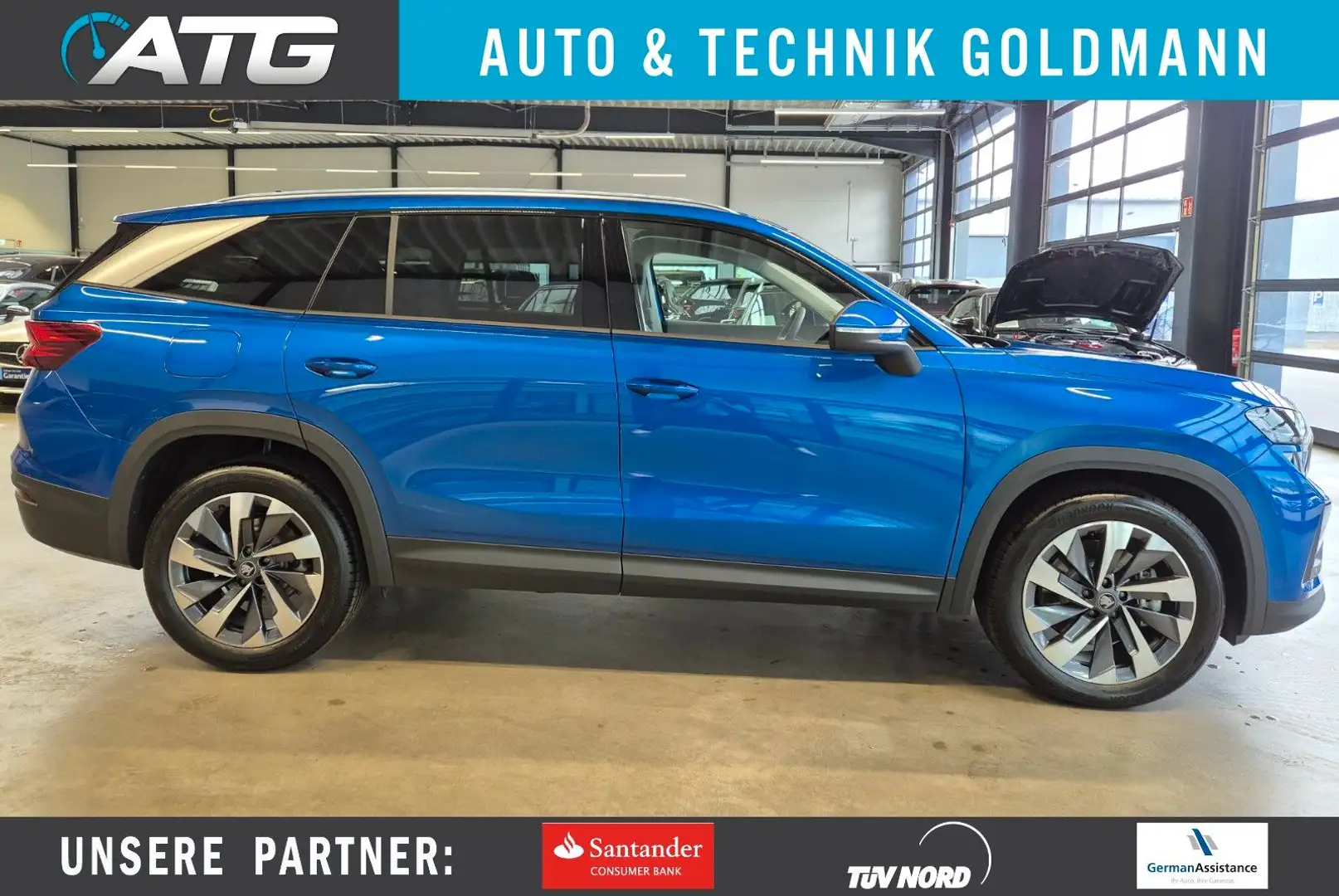 Skoda Kodiaq KODIAQ 1.5TSI iV SELECTION LEDER PANO CANTON ACC Blau - 1