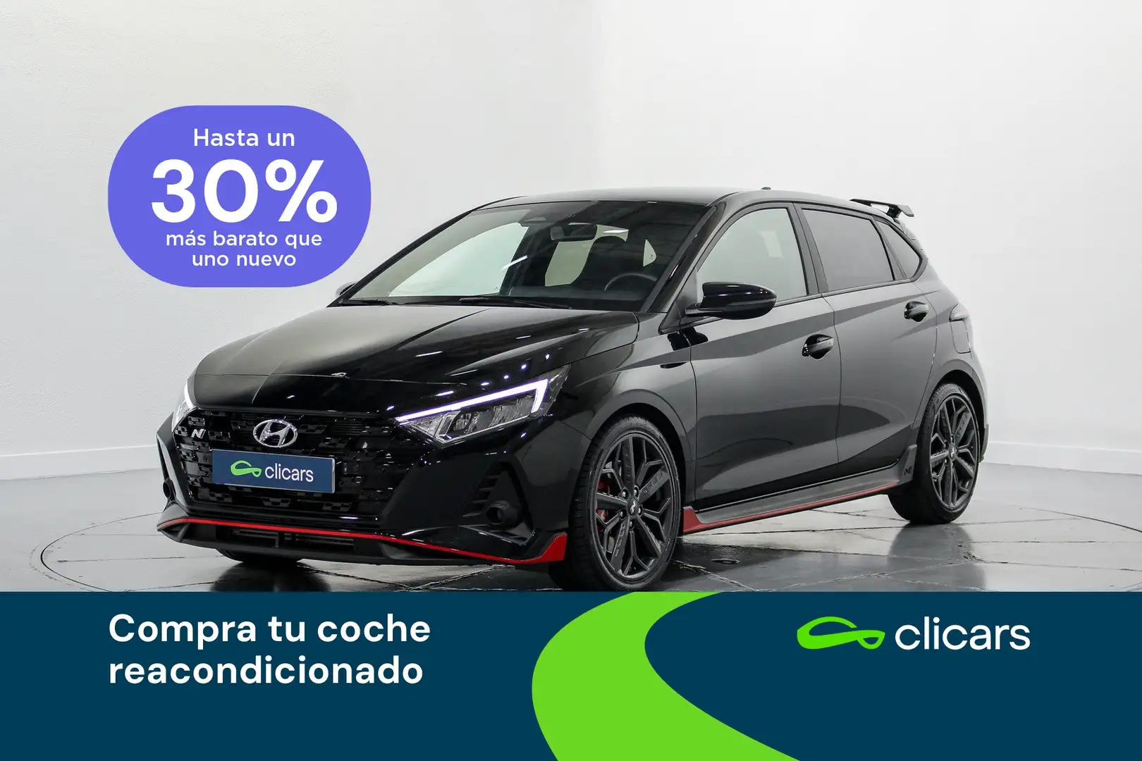 Hyundai i20 1.6T N Negro - 1