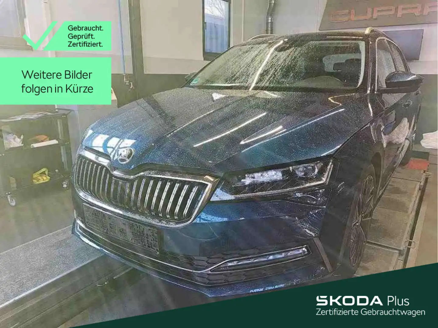 Skoda Superb Combi L&K 2.0TDI 4x4 147kW*NAVI*PANO*LEDE Blau - 1