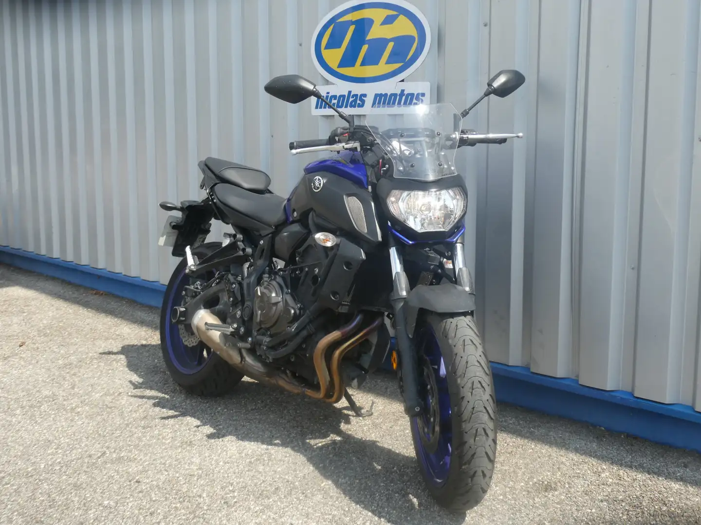 Yamaha MT-07 Bleu - 2