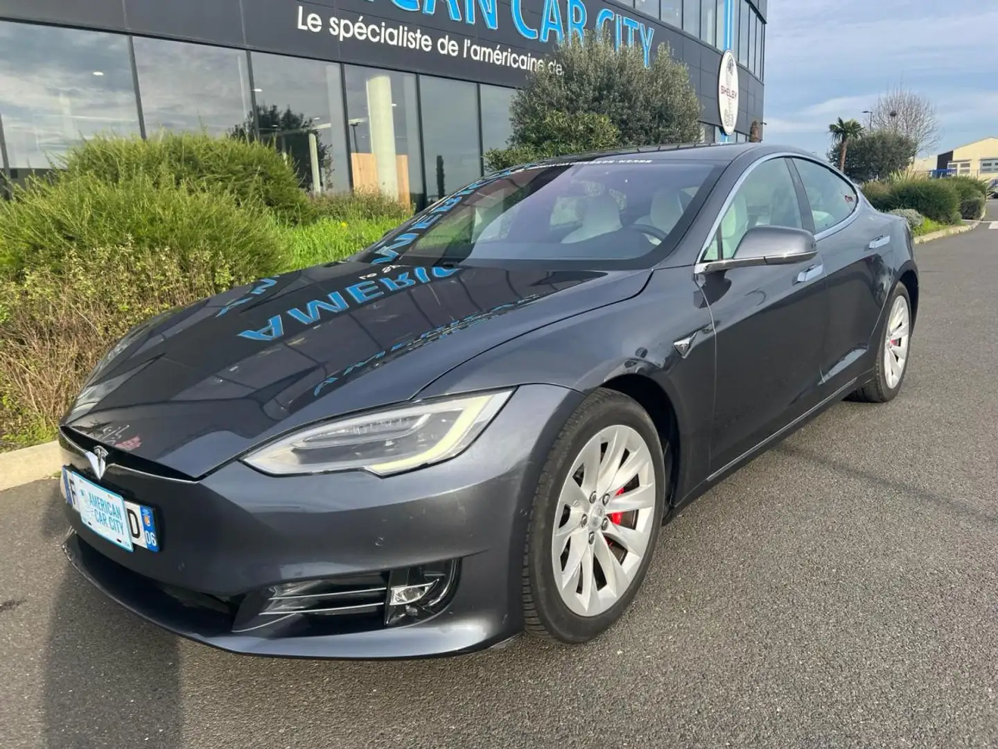 Tesla Model S P100D Performance Dual Motor AWD Ludicrous FULL AU Gris - 1