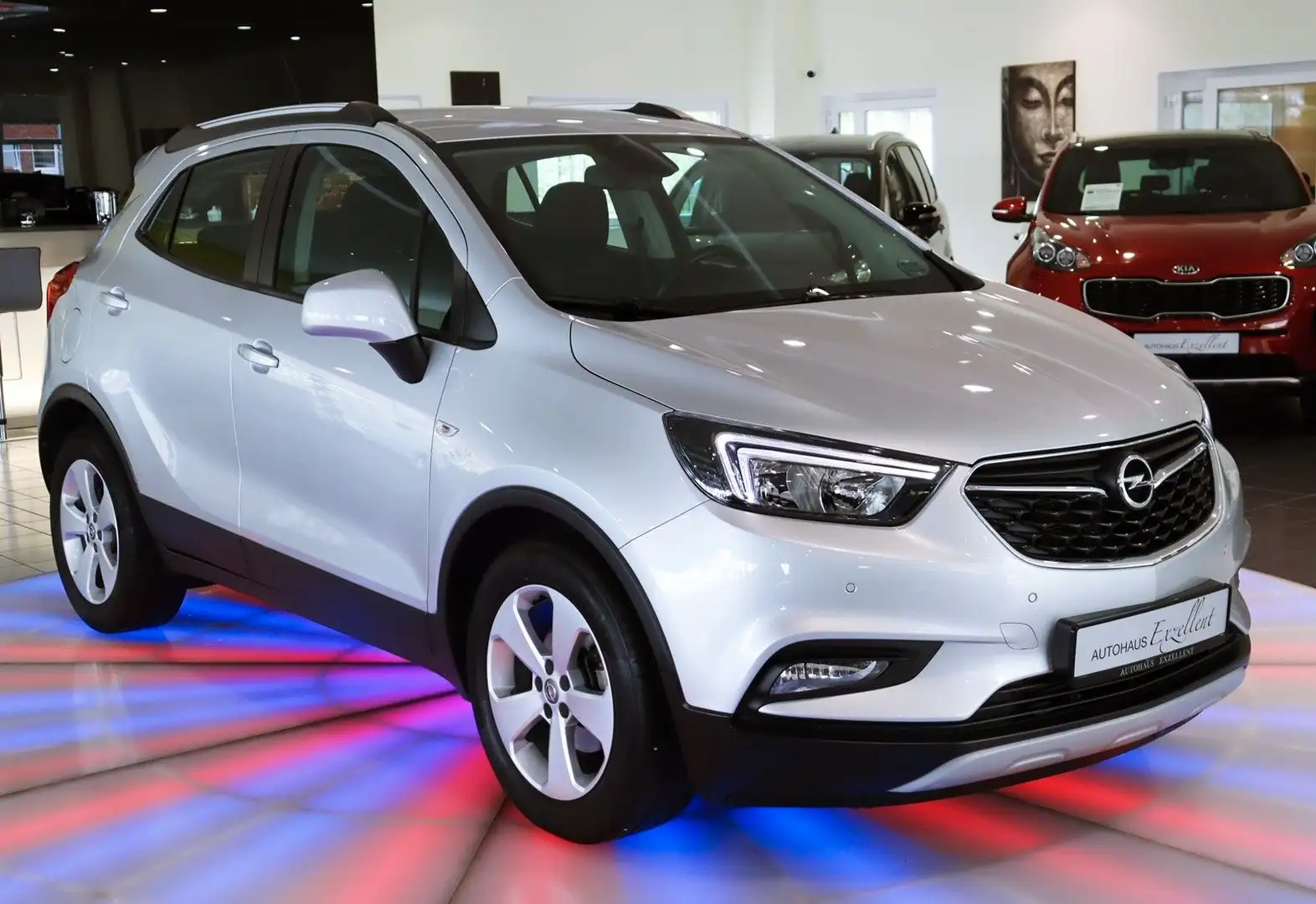Opel Mokka X Edition Automatik*KLIMAAUT*NAVI*SHZ*ALU* Silber - 2