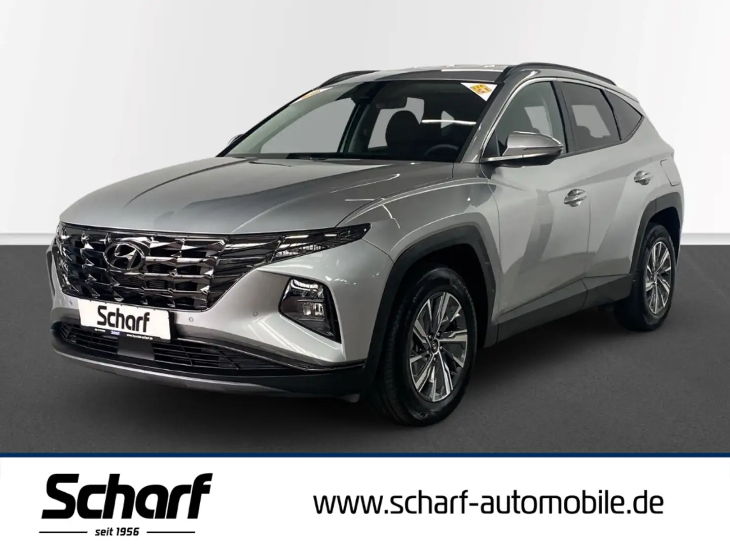 Hyundai TUCSON 1.6 T-GDI 4WD Hybrid Trend Navi LED Rü.CAM SHZ PDC Plateado - 1