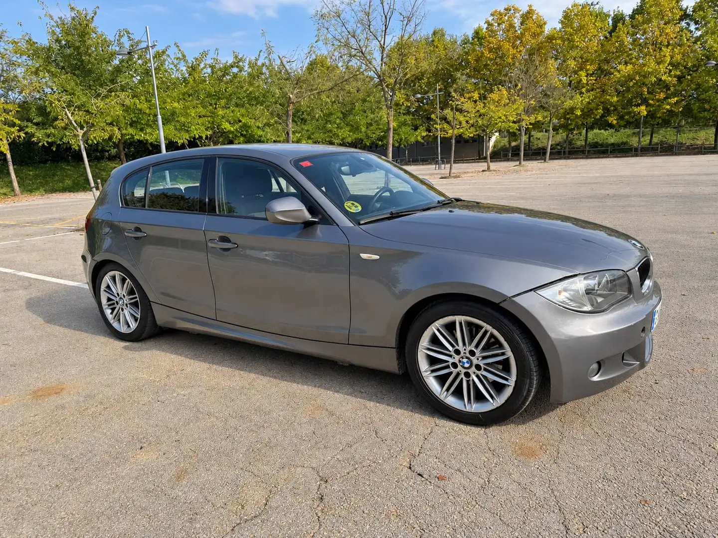 BMW 120 120dA Pack M Gris - 1