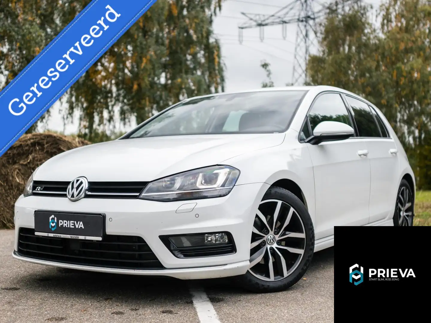 Volkswagen Golf 1.4 TSI Highline R-Line – Luxe, comfort en Duitse Wit - 1