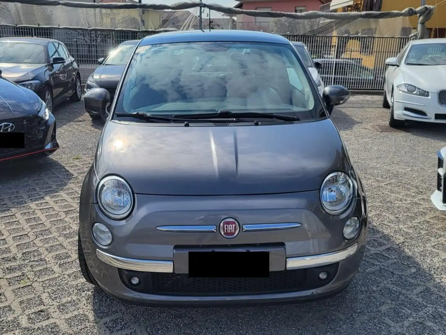 Fiat 500 1.3 mjt Lounge 95cv Gris - 1