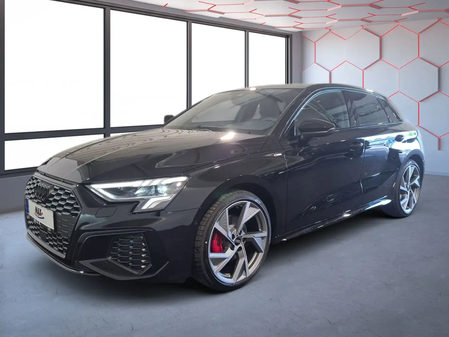 Audi A3 35 TDI S LINE LED+NAVI+PANO+B&O+VCP Schwarz - 2