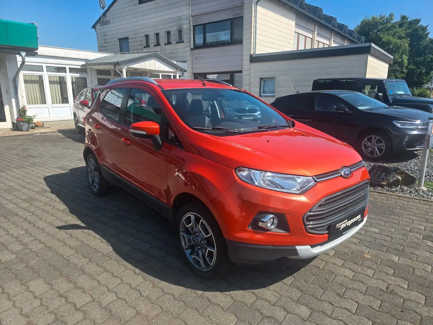 Ford EcoSport 1.5 TDCI Titanium KLIMA PDC TEILLEDER Orange - 2
