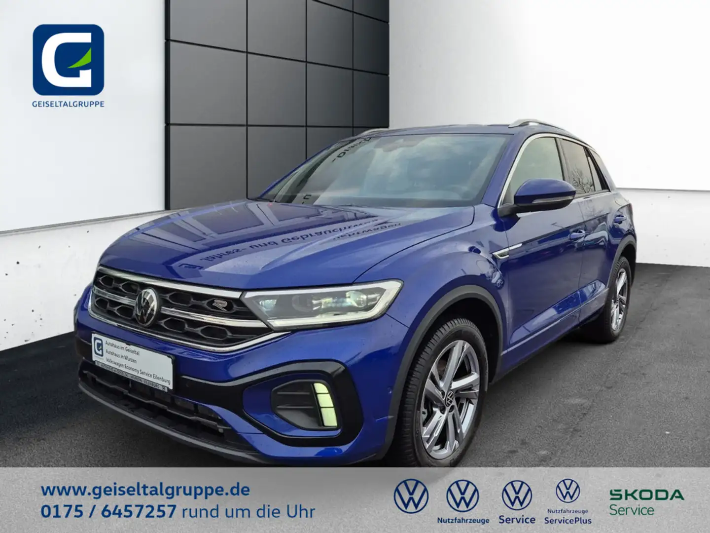 Volkswagen T-Roc 1.5 TSI R-Line *DSG*LED*PANO*SHZ*REAR VIEW*NAVI*EASY OPEN*ASSIST Blau - 1