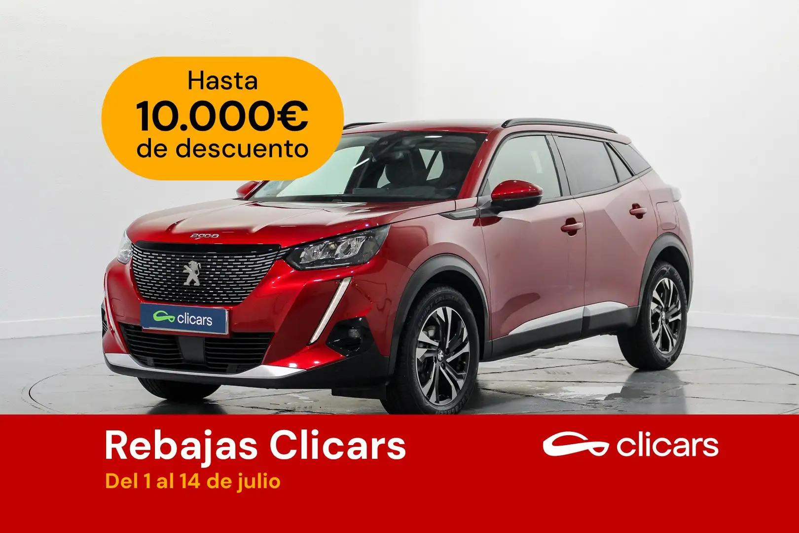 Peugeot 2008 1.5BlueHDi S&S Allure 100 Rojo - 1