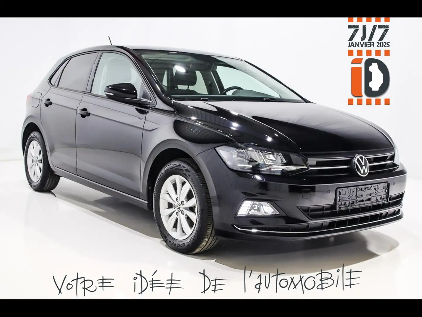 Volkswagen Polo 1.0 TSI 110 - DSG Zwart - 1