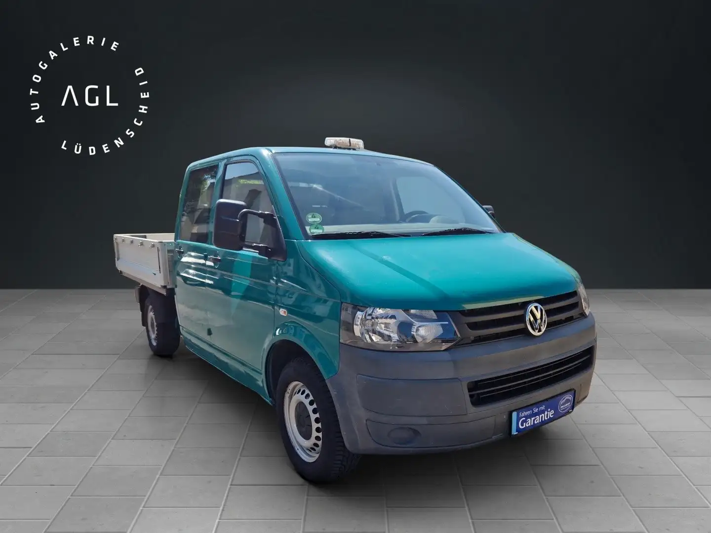 Volkswagen T5 Transporter Pritsche Doppelkabine 4Motion DOK Grün - 1