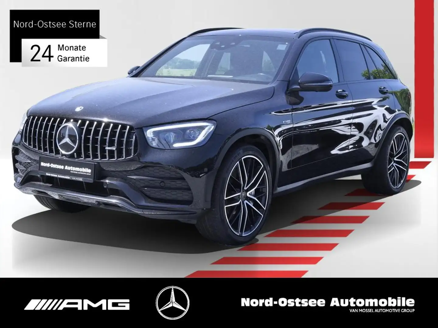 Mercedes-Benz GLC 43 AMG GLC 43 4M AMG AHK PANO SHZ BURMESTER Schwarz - 1