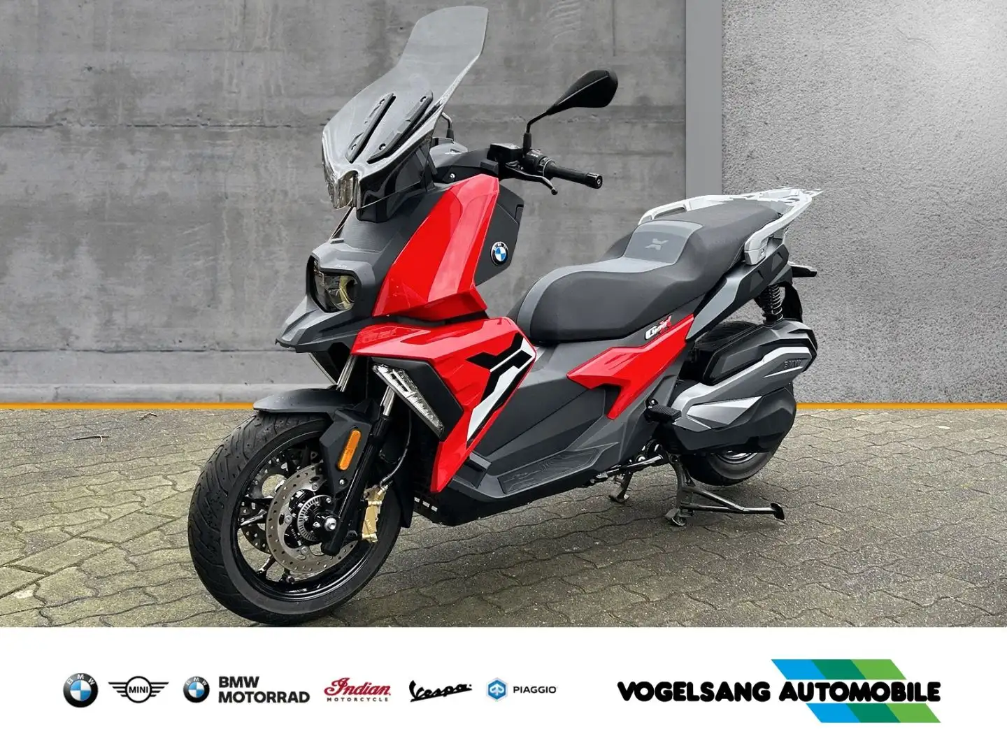 BMW C 400 X Style Passion, Griffheizung, Sitzheizung Roşu - 1