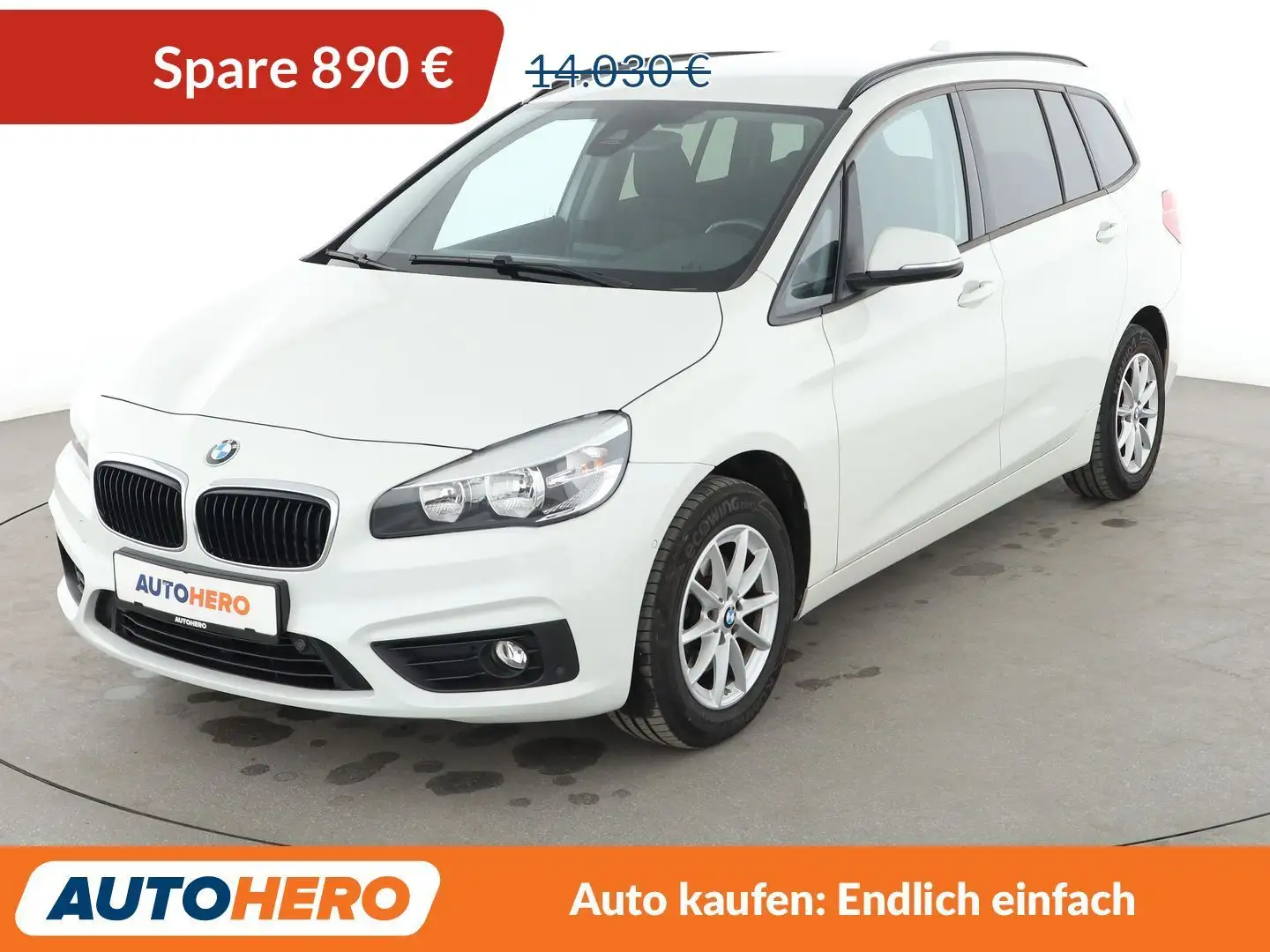 BMW 216 216i Gran Tourer Advantage *NAVI*TEMPO*PDC*SHZ* Weiß - 1