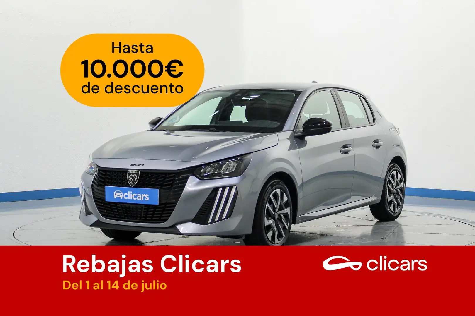 Peugeot 208 1.2 Puretech S&S Active 100 Серебристый - 1