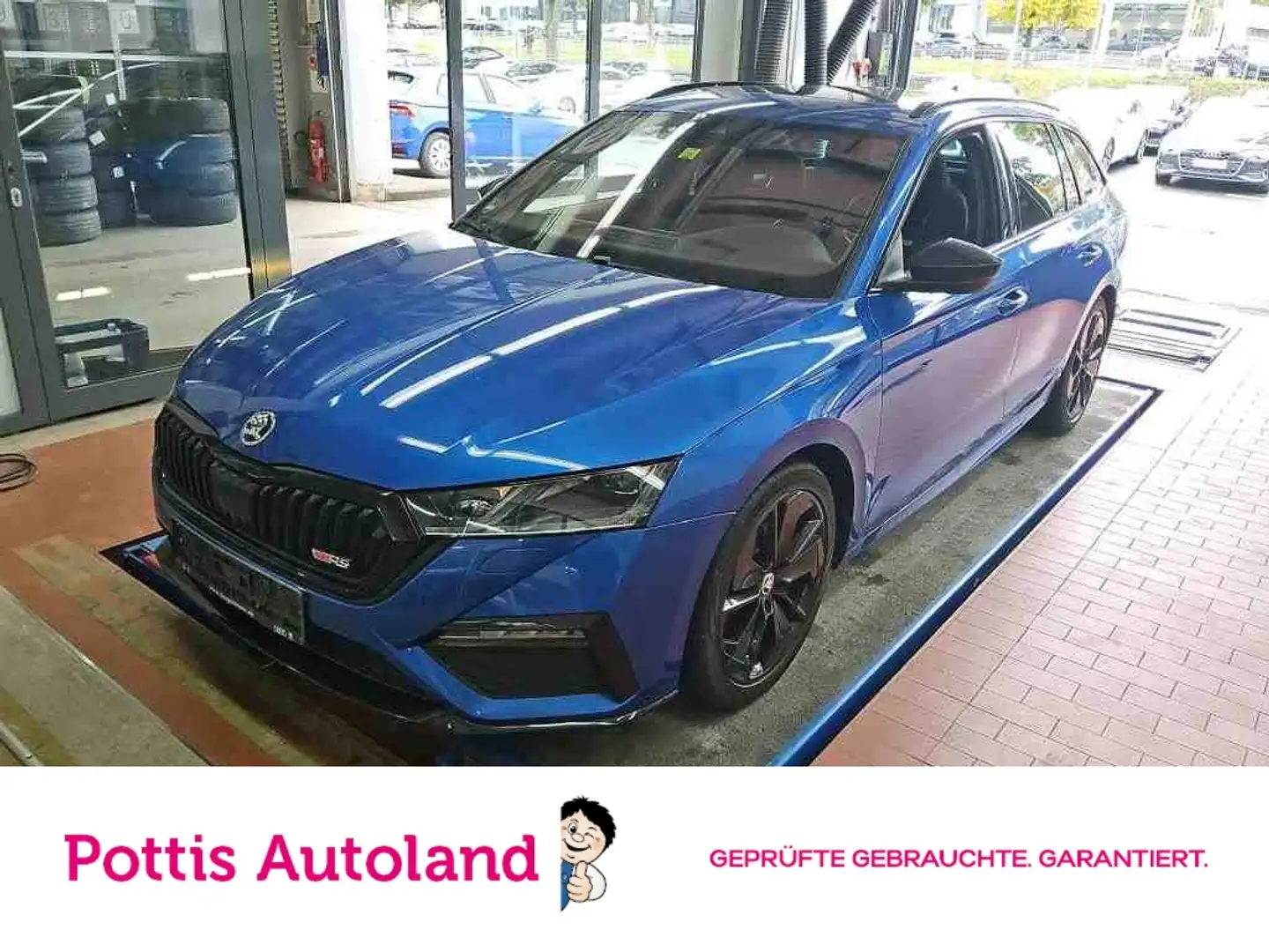 Skoda Octavia Combi 2.0 TDI DSG RS PANO MATRIX NAVI PDC Blau - 1