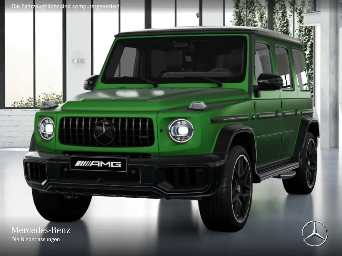 Mercedes-Benz G 63 AMG Burmester 3D Driversp Perf-Pack Fondent Grün - 2