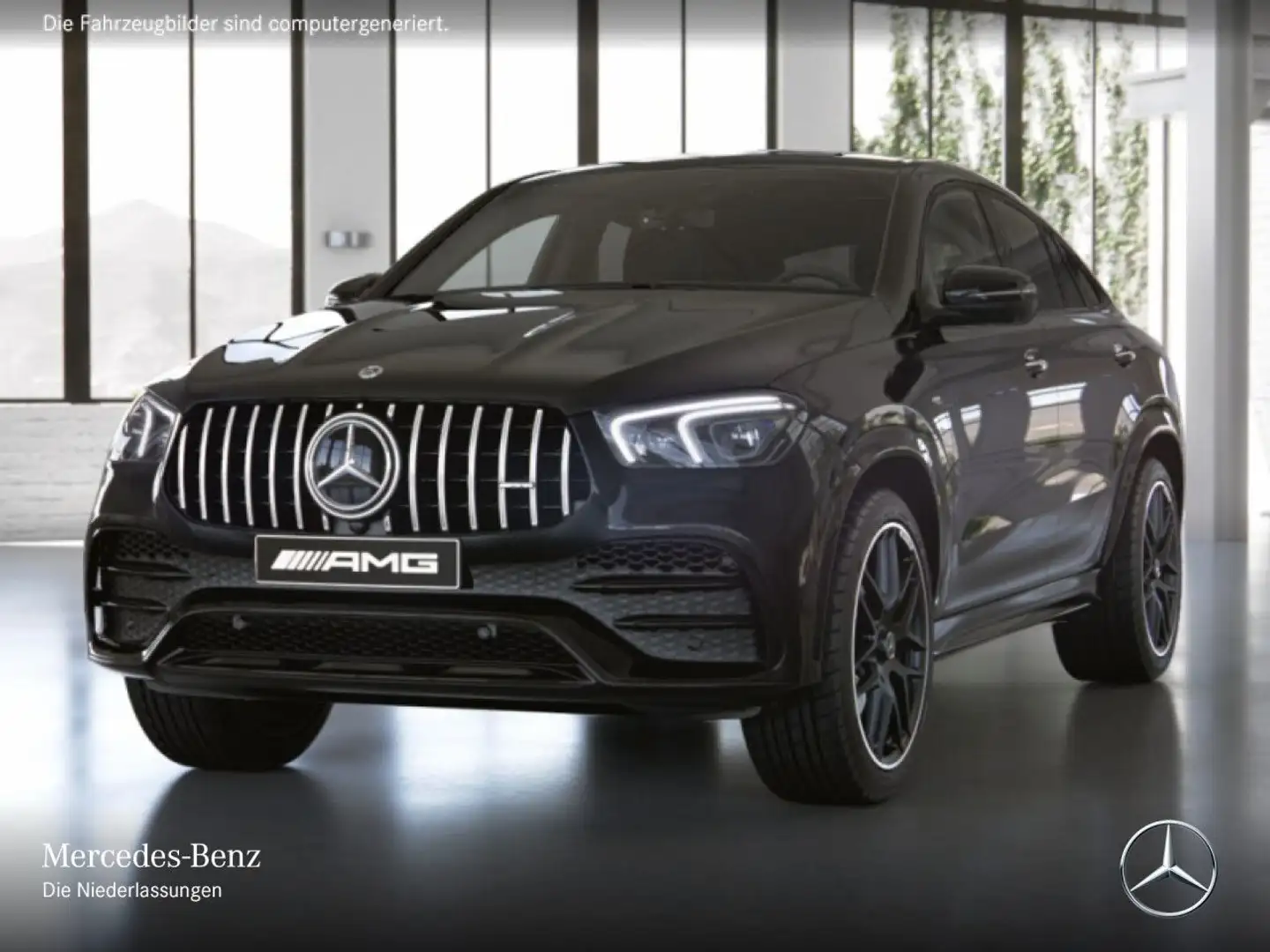 Mercedes-Benz GLE 53 AMG GLE 53 Coupé 4M NIGHT+PANO+360+AHK+MULTIBEAM+HUD Schwarz - 2