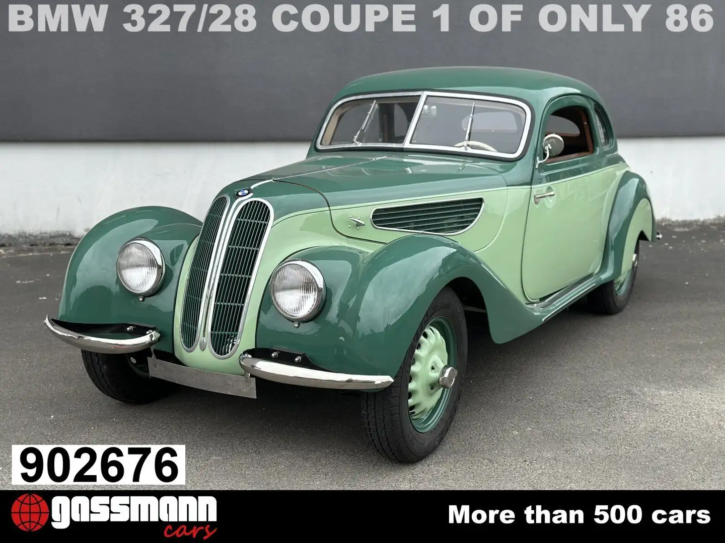 BMW 327/28 Coupé - 1 von nur 86, mehrfach - 1