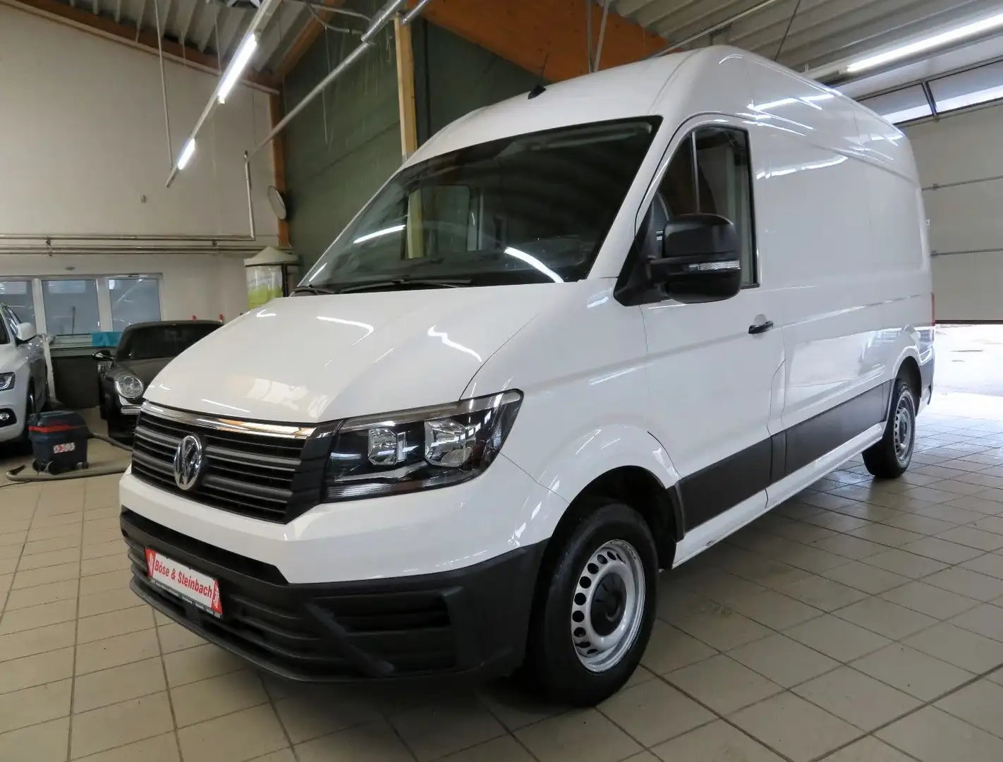 Volkswagen Crafter Kasten 35 MR Hochdach FWD*AHK*NAV*APP* Wit - 1
