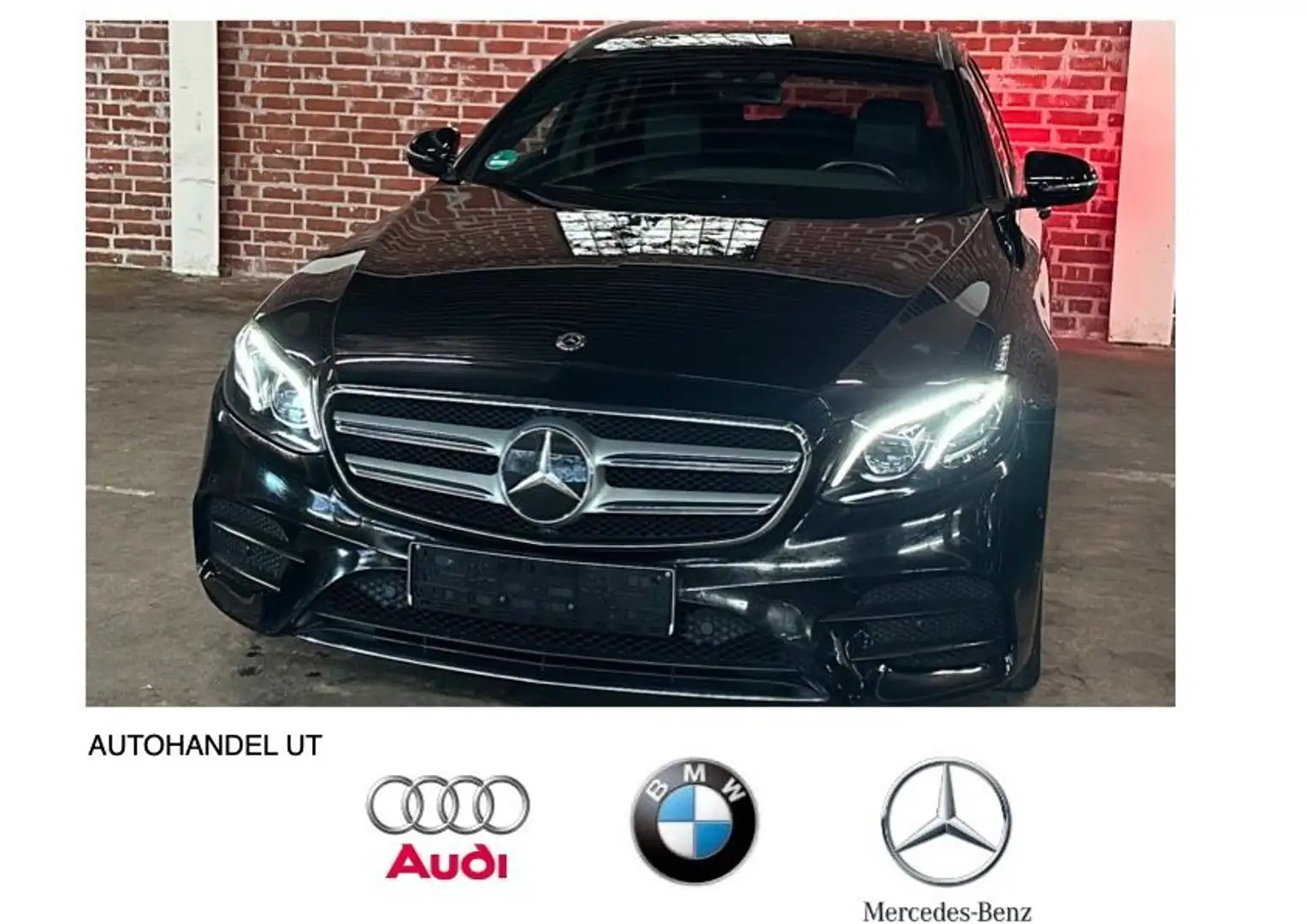 Mercedes-Benz E 220 d T 9G AMG LED/WIDE/DTR+/AHK/R.Kamera Schwarz - 1